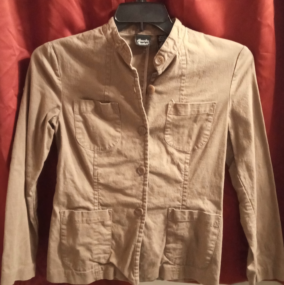 Alexandra Bartlett jacket size 4 brown